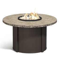 Homecrest Slate 48" Dining Fire Table - 48RSLFPTT-89RDC