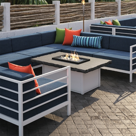 American made custom color fire table