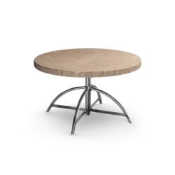 Homecrest Slate 30 inch Round Table with adjustable base - 1330B-C0030RSL