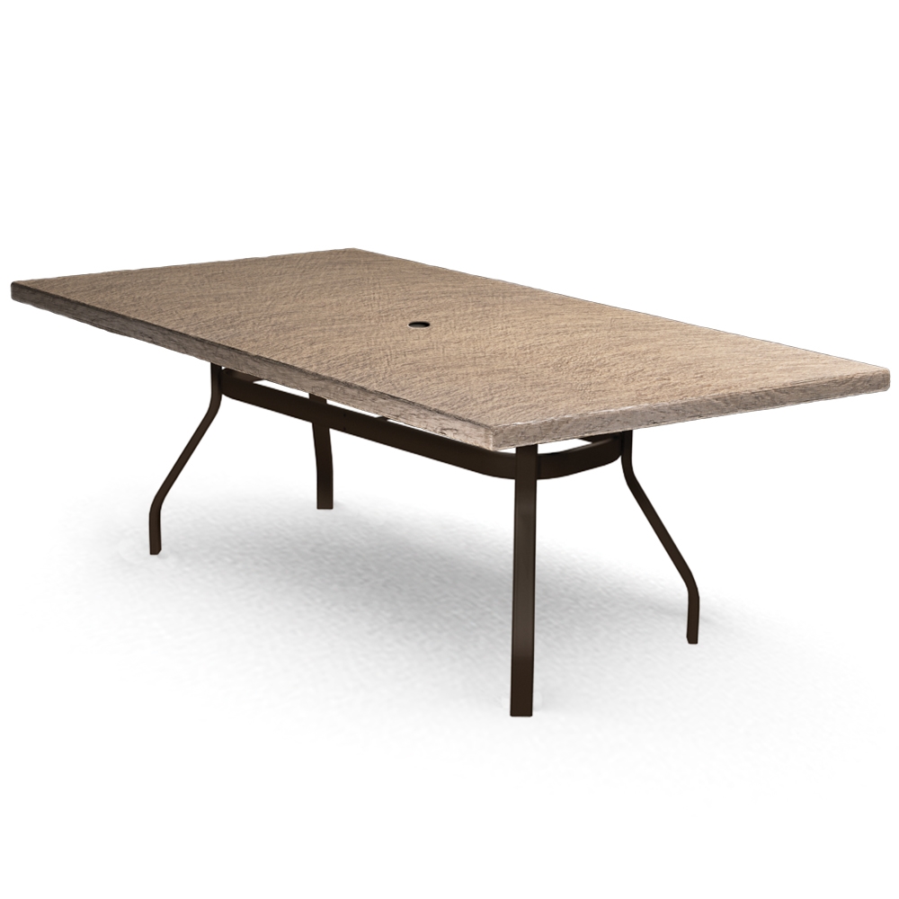 Homecrest Slate 42 inch by 82 inch Rectangle Dining Table - 374282DSL