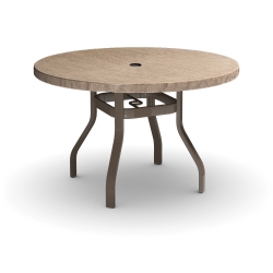 Homecrest Slate 42 inch Round Balcony Table - 3742RBSL-NU