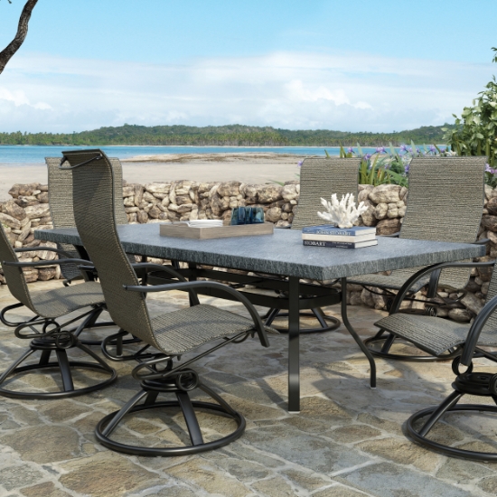 Slate 42" x 82" Rectangle Dining Table - 374282DSL