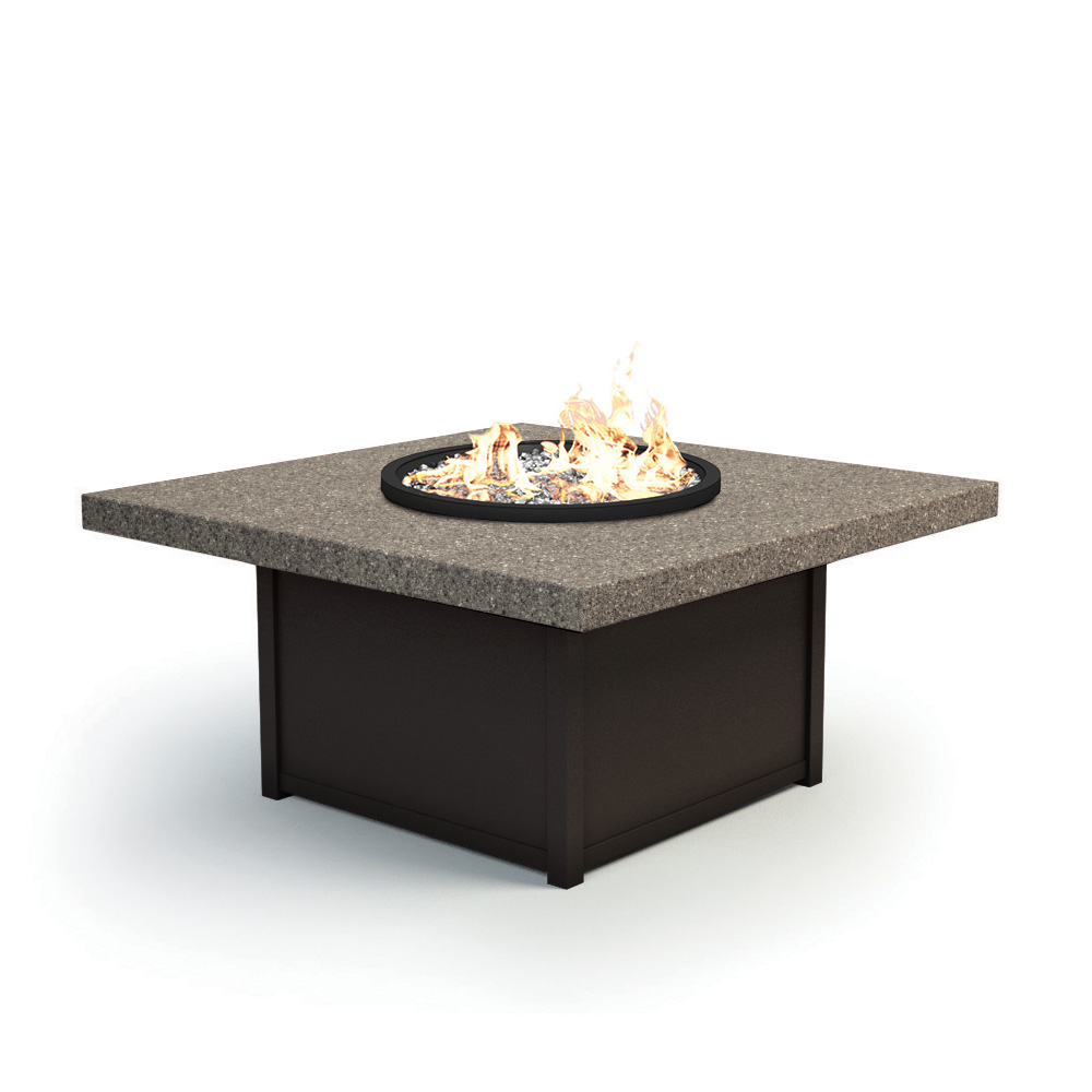 Homecrest Stonegate 42" Square Chat Fire Pit - 42SQSGTT-89SNC