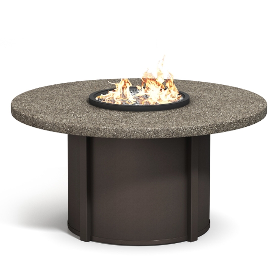 Homecrest Stonegate 54" Dining Fire Table - 54RSGFPTT-89RDC