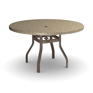 Homecrest Stonegate 54 inch round Balcony Table - 3754RBSG