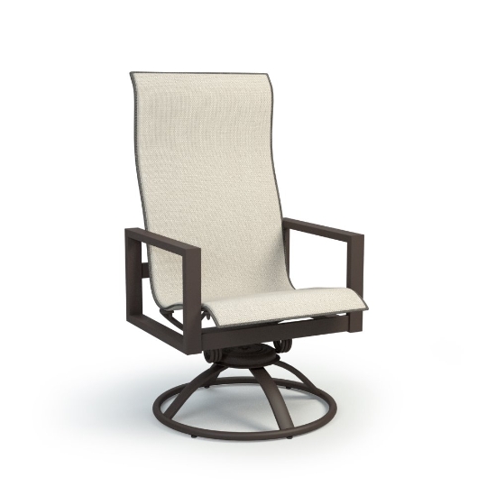 Homecrest Sutton High Back Sling Swivel Rocker Dining Chair - 45900