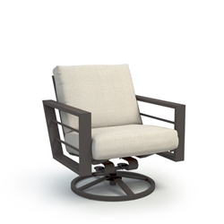 Homecrest Sutton Low Back Cushion Swivel Rocker Chat Chair - 4590A