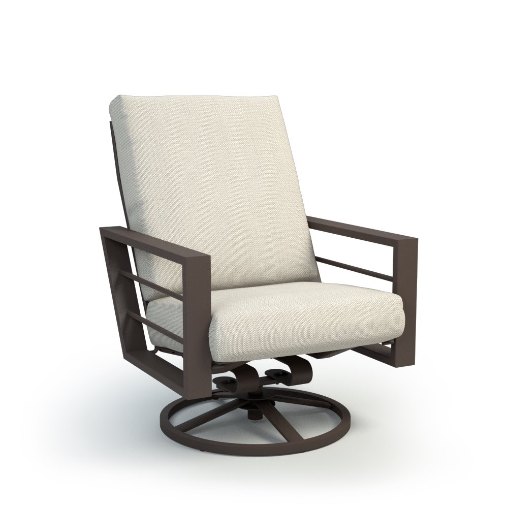Homecrest Sutton High Back Cushion Swivel Rocker Chat Chair - 4592A