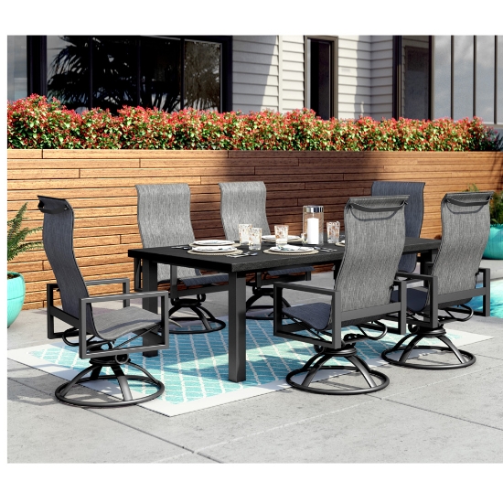 Weather proof outdoor dining