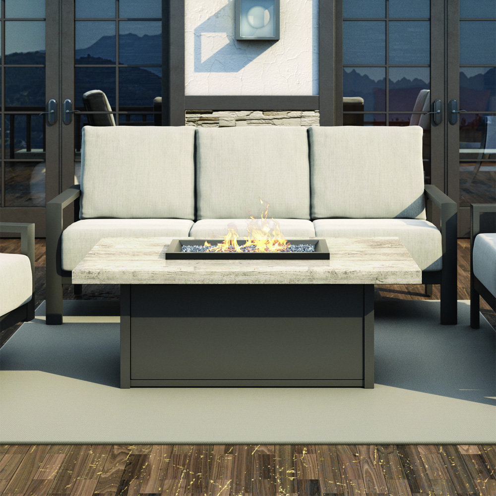Rectangle large fire table