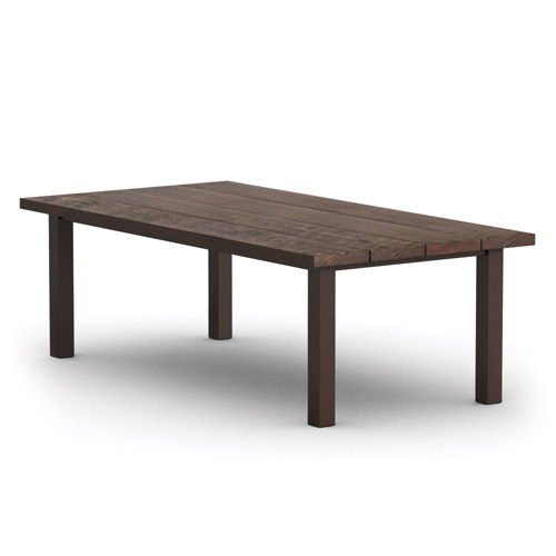 Homecrest Timber 42 Inch x 84 Inch Dining Table w/ Post Base - 254284D