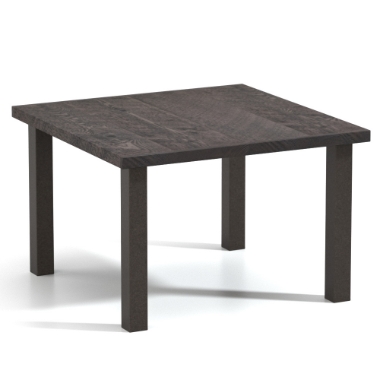 Homecrest Timber 42" Square Dining Post Base Table - No Umbrella Hole - 2542SDTMNU