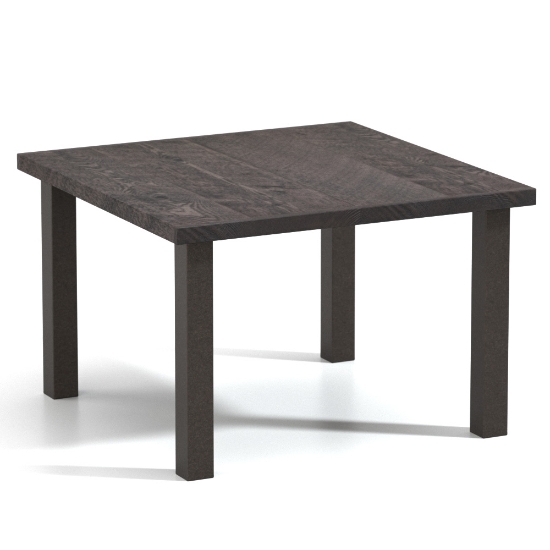 Homecrest Timber 42" Square Dining Post Base Table - No Umbrella Hole - 2542SDTMNU