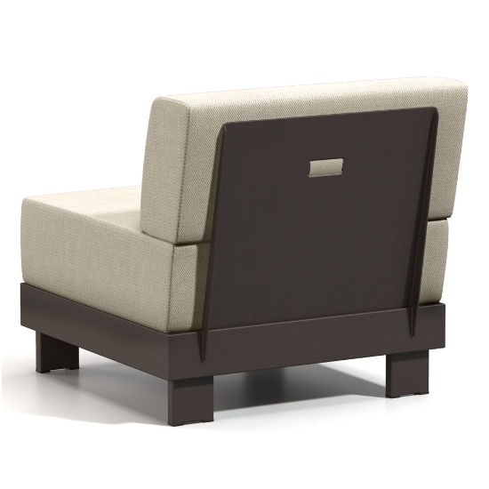 Urban Cushion Armless Chat Chair back