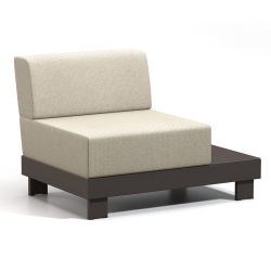Homecrest Urban Cushion Left Table Chat Chair - 8339L