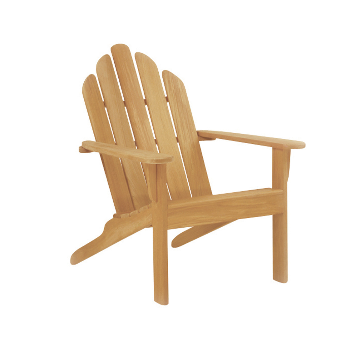 Kingsley Bate Teak Adirondack Chair and Ottoman - Thumbnail 2