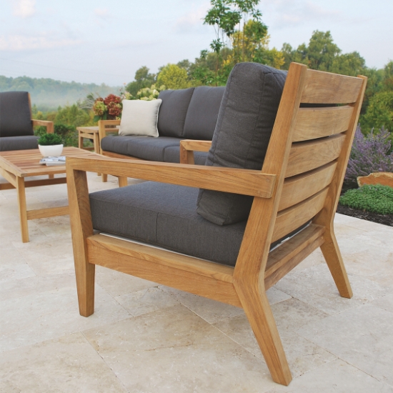 Algarve Deep Seating Settee side