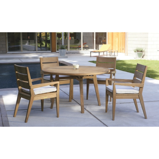 Algave Teak Round  Dining Set for 4