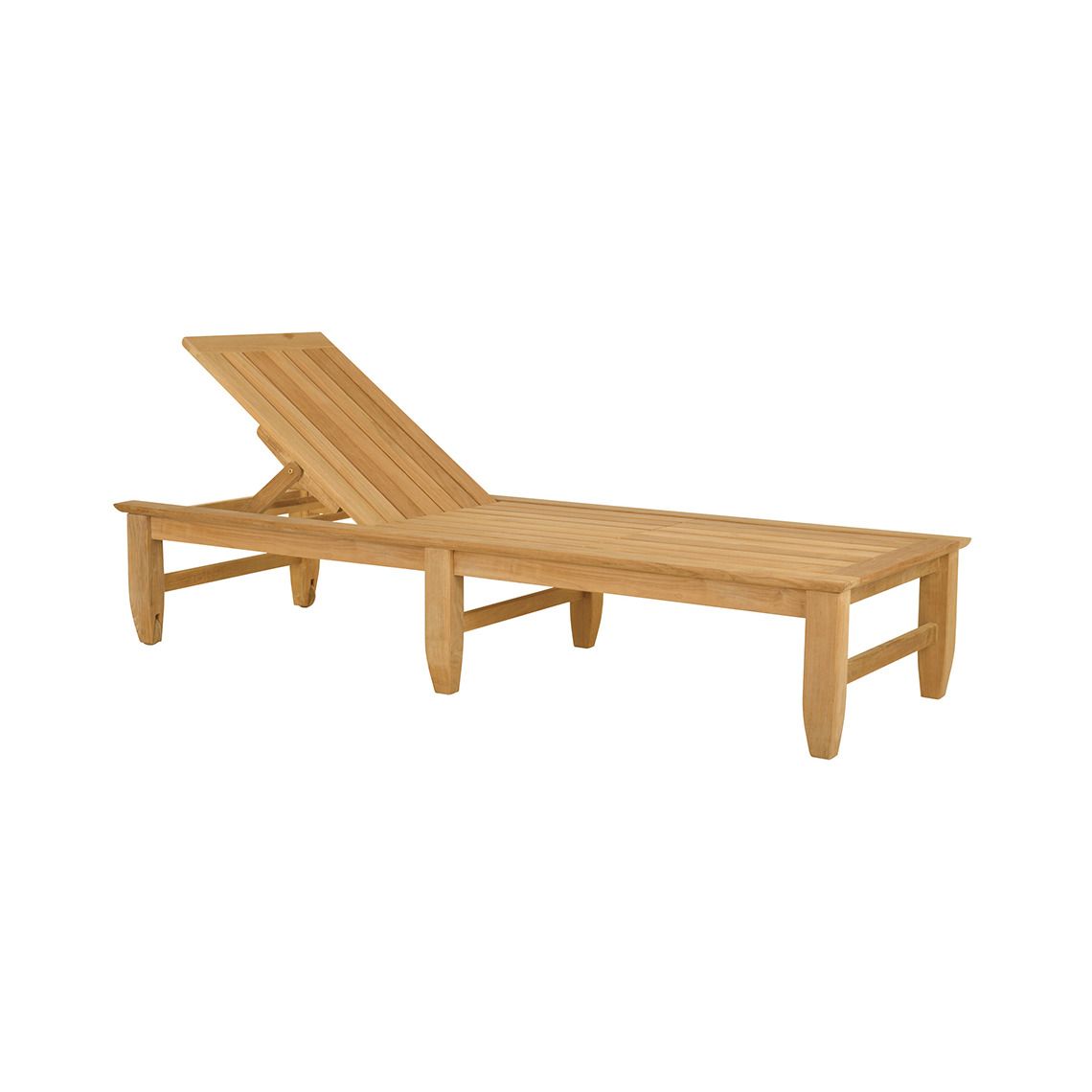 Kingsley Bate Amalfi Adjustable Poolside Chaise Lounge with Wheels - AM70N