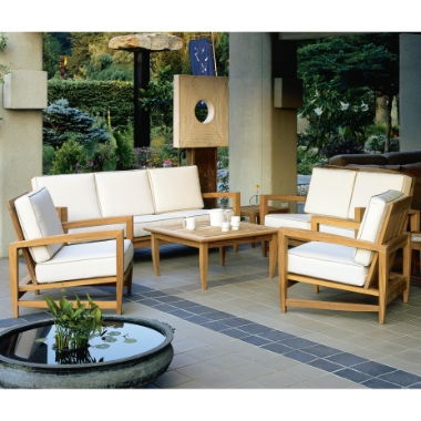 Kingsley Bate Amalfi Teak Outdoor Set - KB-AMALFI-SET1