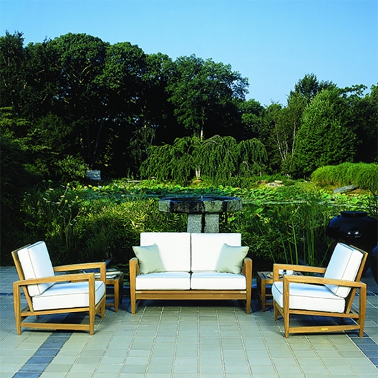 Almalfi Deep Seating Teak Patio Set
