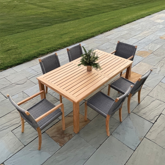 Bainbridge 85" x 40" Rectangle Dining Table set