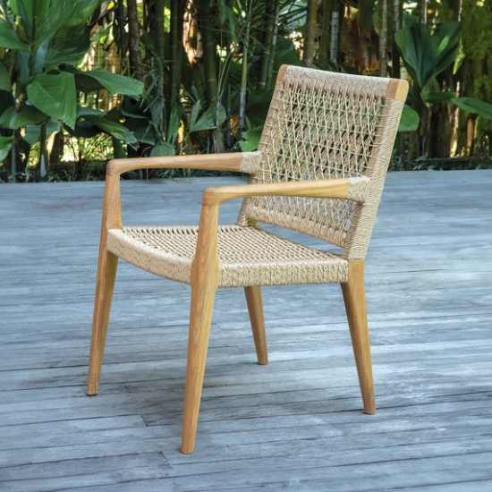 Kingsley Bate Barcelona Dining Armchair side