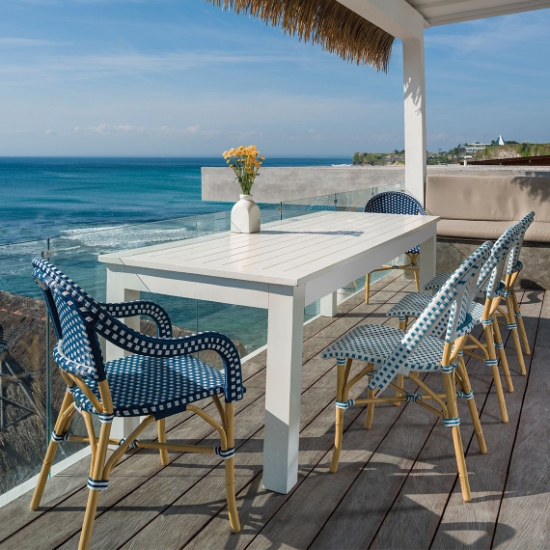 Cafe Stacking Dining Armchair set
