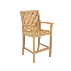Kingsley Bate Chelsea Bar Chair with Arms - CO18