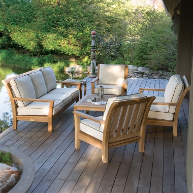 Kingsley Bate Chelsea Teak Patio Set - KB-CHELSEA-SET1