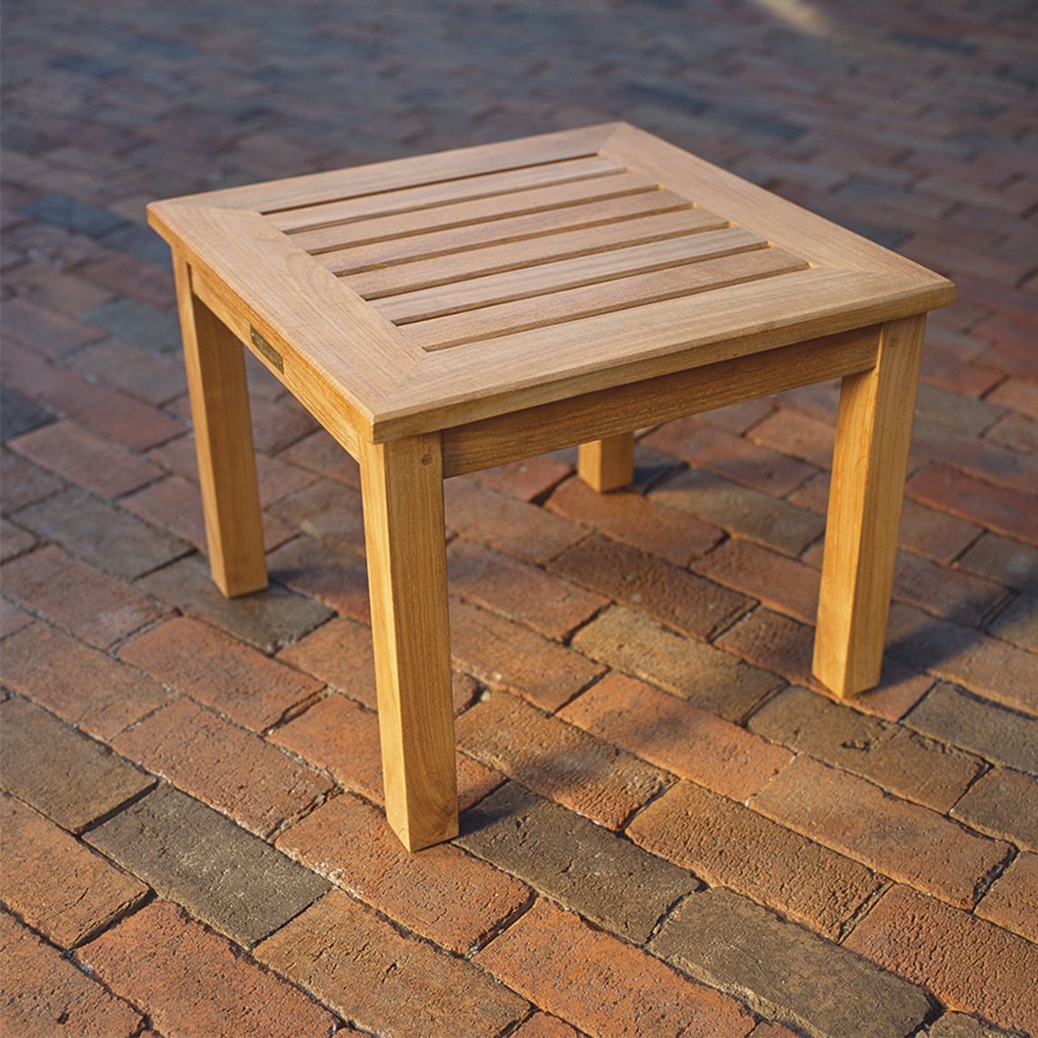 Classic 20" Square Low Side Table lifestyle