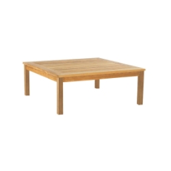Kingsley Bate Classic 43.5" Square Coffee Table with Umbrella Hole - CL44