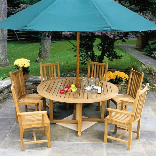 Classic Teak Patio Dining Set