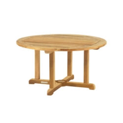 Kingsley Bate Essex 35" Round Coffee Table with Umbrella Hole - TR01