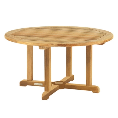 Kingsley Bate Essex 42" Round Coffee Table with Umbrella Hole - TR02