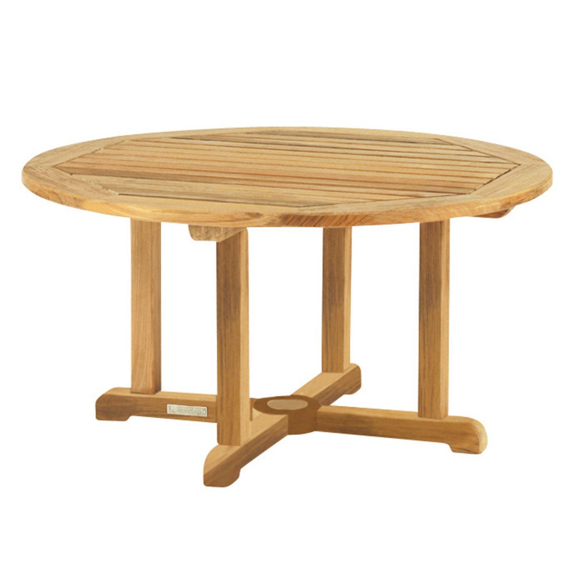 Kingsley Bate Essex 42" Round Coffee Table with Umbrella Hole - TR02
