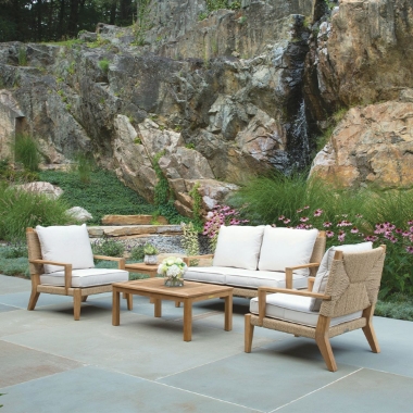 Kingsley Bate Hadley Teak and Rope Patio Set - KB-HADLEY-SET1