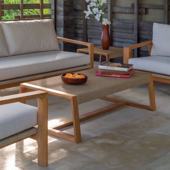 Hana 54" x 28" Rectangle Coffee Table lifestyle