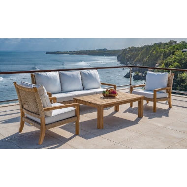 Kingsley Bate Hudson Sofa and Lounge Chair Patio Set - KB-HUDSON-SET6