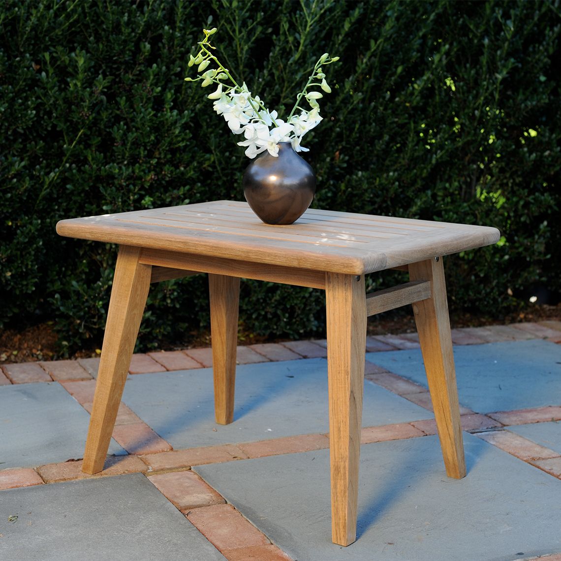 Ipanema 25" x 19" Rectangle Side Table lifestyle