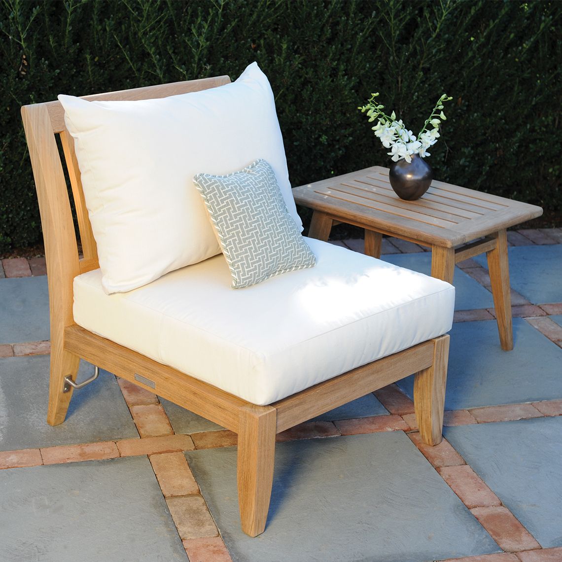 Ipanema Armless Sectional Chair lifestyle