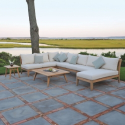 Kingsley Bate Ipanema Modern Teak Sectional - KB-IPANEMA-SET1