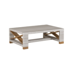 Kingsley Bate Jupiter 45" x 30" Rectangle Coffee Table with Glass Top - JP45