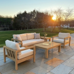 Kingsley Bate Montauk Teak Patio Set - KB-MONTAUK-SET1