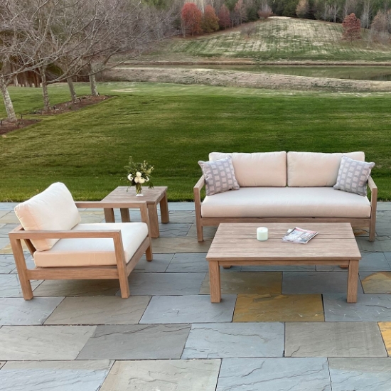 Montauk Vintage Sofa and Lounge Chair Patio Set