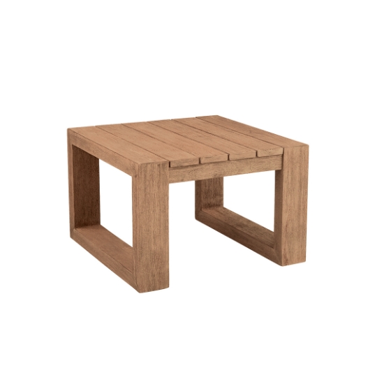 Kingsley Bate Montauk Teak 23.5" Square Side Table - MK24