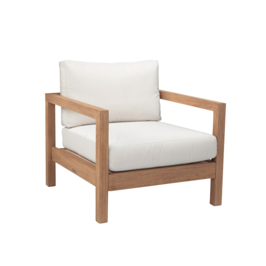 Kingsley Bate Montauk Vintage Teak Deep Seating Lounge Chairs