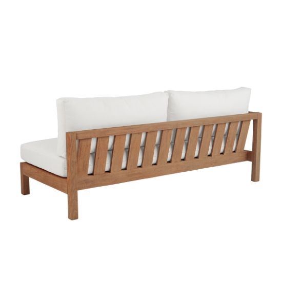 Montauk Vintage Teak RAF Sectional Sofa back