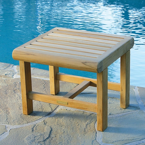 Nantucket 21" Square Side Table lifestyle