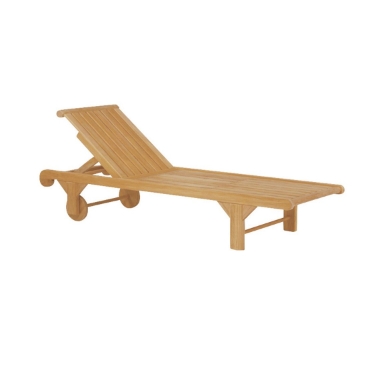 Kingsley Bate Nantucket Adjustable Chaise Lounge with Wheels - NT70